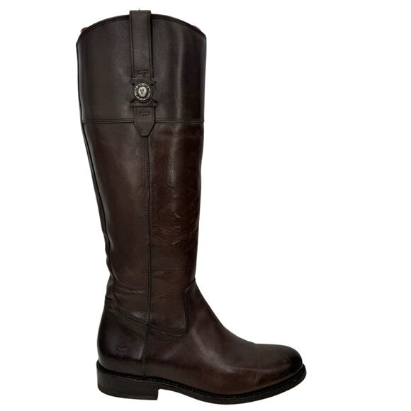 Frye Jayden Tall Button Boots Women's SZ 9 Brown Boho Casual Equestrian Western - Picture 2 of 13